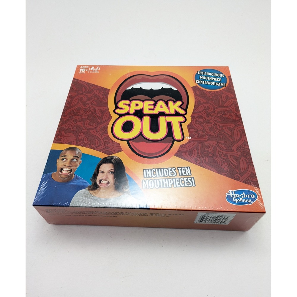 Unisex Hasbro Gaming Speak Out Orange Mouthpiece Challenge Game C2018 One Size